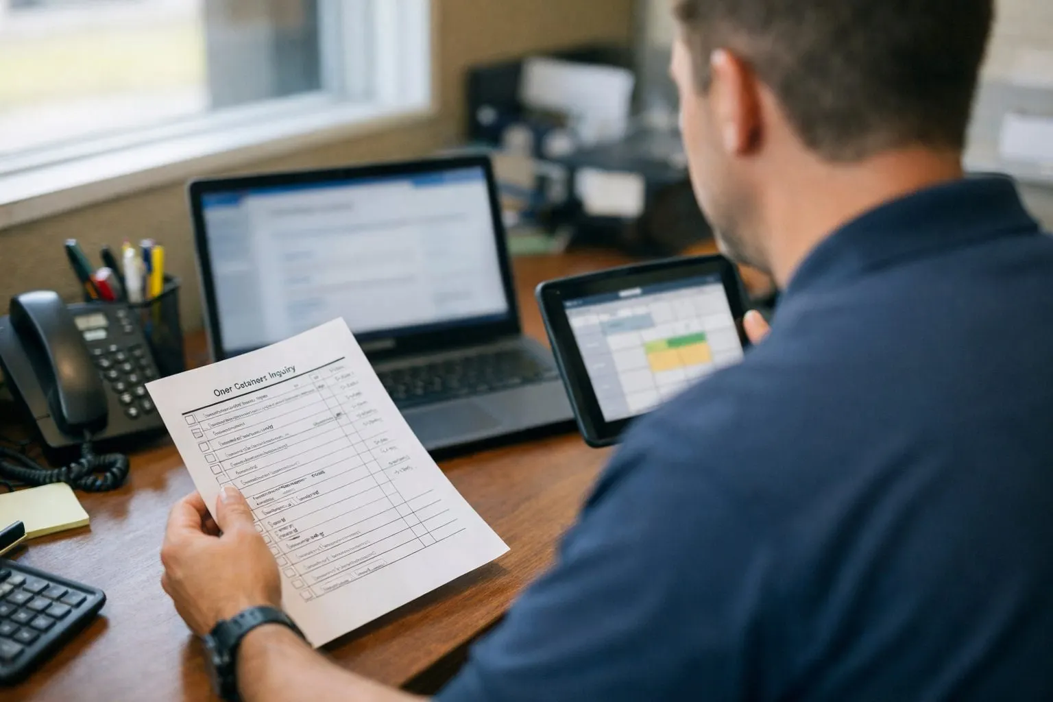 Tracing a Customer Handoff