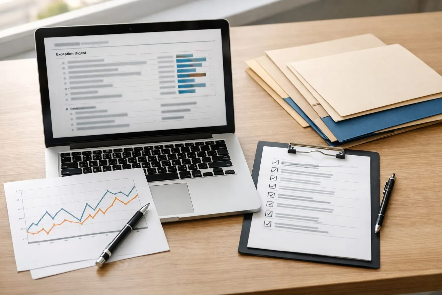 Weekly exception digest review